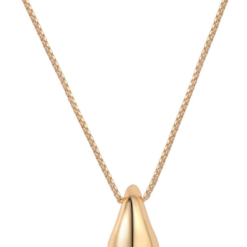 Dainty Gold Necklace Women 14K Gold Plated Teardrop Pendant Jewelry